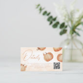 秋カボチャ詳細 エンクロージャーカード (スタンド正面)