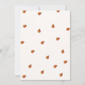 秋カボチャ誕生日サンキューカード 案内状 (裏面)