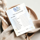 秋カボチャ語スクランブル赤ちゃんシャワーゲームカード 招待状