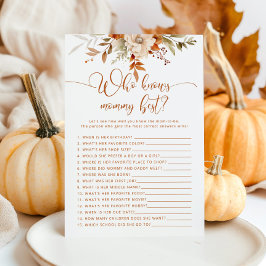 秋カボチャ誰がママのシャワー最高のゲームを知っている