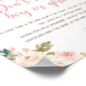 秋カボチャ赤ちゃんシャワーゲームポスター ポスター (角)