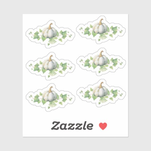 秋カボチャ赤ちゃんシャワーパーティーデコーステッカーシート シール (シート)