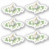 秋カボチャ赤ちゃんシャワーパーティーデコーステッカーシート シール (正面)