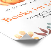 秋カボチャ赤ちゃんシャワーベビー本 ポスター (角)