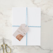 秋カボチャ赤ちゃんシャワー ギフトタグ (より糸付き)