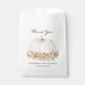 秋カボチャ赤ちゃんシャワー フェイバーバッグ (正面)