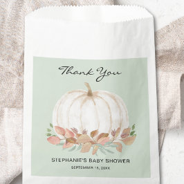 秋カボチャ赤ちゃんシャワー フェイバーバッグ