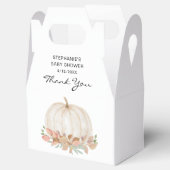 秋カボチャ赤ちゃんシャワー フェイバーボックス (オープン)