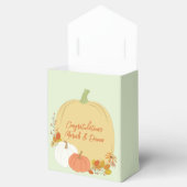 秋カボチャ赤ちゃんシャワー フェイバーボックス (オープン)