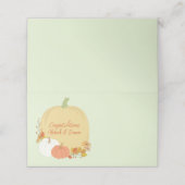 秋カボチャ赤ちゃんシャワー プレイスカード (外部開封)