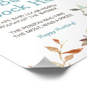 秋カボチャ農場動物ベビー靴下狩り ポスター (角)