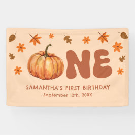 秋カボチャ1歳 横断幕