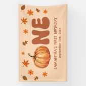 秋カボチャ1歳 横断幕 (縦)