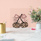 秋カボチャ、かぼちゃのさくらんぼ、ヒョウかぼちゃのP アクリルサイン (ウェディング)