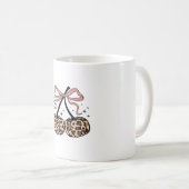 秋カボチャ、かぼちゃのさくらんぼ、ヒョウかぼちゃのP コーヒーマグカップ (正面右)