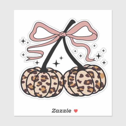 秋カボチャ、かぼちゃのさくらんぼ、ヒョウかぼちゃのP シール (シート)