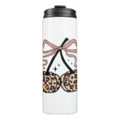 秋カボチャ、かぼちゃのさくらんぼ、ヒョウかぼちゃのP タンブラー (正面)