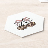 秋カボチャ、かぼちゃのさくらんぼ、ヒョウかぼちゃのP ペーパーコースター (アングル)