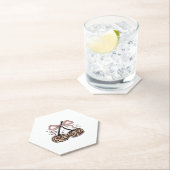 秋カボチャ、かぼちゃのさくらんぼ、ヒョウかぼちゃのP ペーパーコースター (インサイチュ)