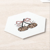 秋カボチャ、かぼちゃのさくらんぼ、ヒョウかぼちゃのP ペーパーコースター (アングル)