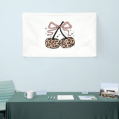 秋カボチャ、かぼちゃのさくらんぼ、ヒョウかぼちゃのP 横断幕 (トレードショー)