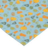 秋カボチャ&スカッシュ感謝祭パターン テーブルクロス (アングル)