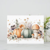 秋カボチャ&フラワーズ秋スケープブック紙 (スタンド正面)