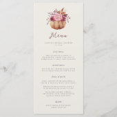 秋カボチャ&ワイルドフラワーズ秋イベント メニュー (正面)