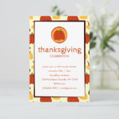 秋カボチャ：感謝カスタマイズ祭招待状 招待状 (スタンド正面)