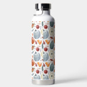 秋カボチャ&紅葉パターン ウォーターボトル (右面)