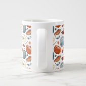 秋カボチャ&紅葉パターン ジャンボコーヒーマグカップ (裏面)