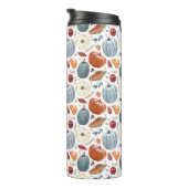 秋カボチャ&紅葉パターン タンブラー (回転右)