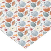 秋カボチャ&紅葉パターン テーブルクロス (アングル)