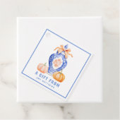 秋カボチャ | Ginger パーソナライズされた Jar フェイバータグ (インサイチュ)