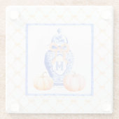 秋カボチャ | Ginger Jarモノグラム ガラスコースター (裏面)