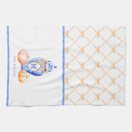 秋カボチャ | Ginger Jarモノグラム キッチンタオル