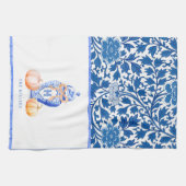 秋カボチャ | Ginger Jarモノグラム キッチンタオル (横)