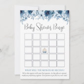 秋カボチャBingo推測誰が赤ちゃんシャワーゲーム 招待状 (正面)