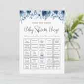 秋カボチャBingo推測誰が赤ちゃんシャワーゲーム 招待状 (スタンド正面)