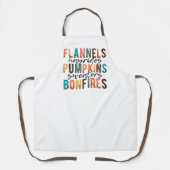 秋カラフルのエプロン エプロン (正面)