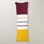 秋カラフルのストライプ ボディピロー (正面縦)
