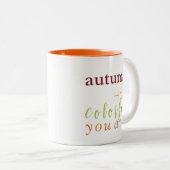 「秋カラフルの君!」 ツートーンマグカップ (正面右)