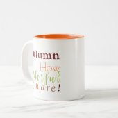 「秋カラフルの君!」 ツートーンマグカップ (正面左)