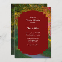 秋カラフルの日の結婚お祝い