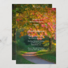 秋カラフルの日バチェロレッテ 招待状