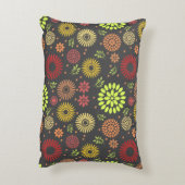 秋カラフルの花を暖かい色合いに アクセントクッション (裏面(縦))