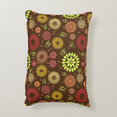 秋カラフルの花を暖かい色合いに アクセントクッション (裏面(縦))
