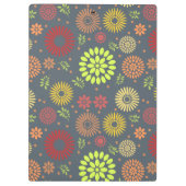 秋カラフルの花を暖かい色合いに クリップボード (裏面)