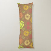 秋カラフルの花を暖かい色合いに ボディピロー (裏面 (縦))