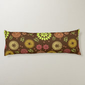 秋カラフルの花を暖かい色合いに ボディピロー (裏面)